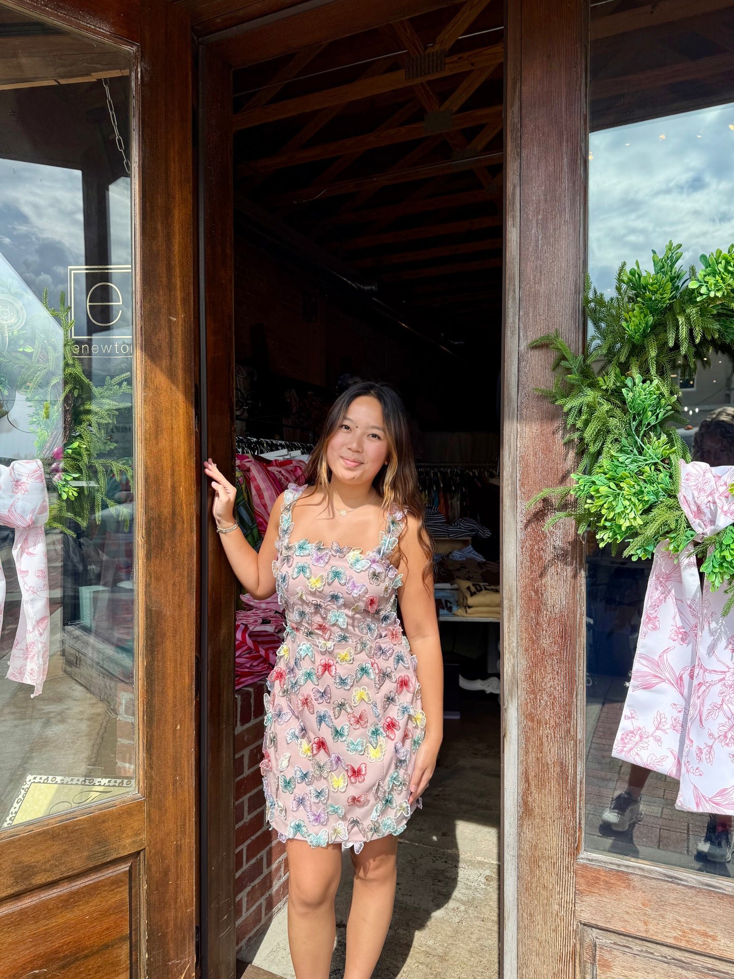 Aviva Party Mini Dress in Pink