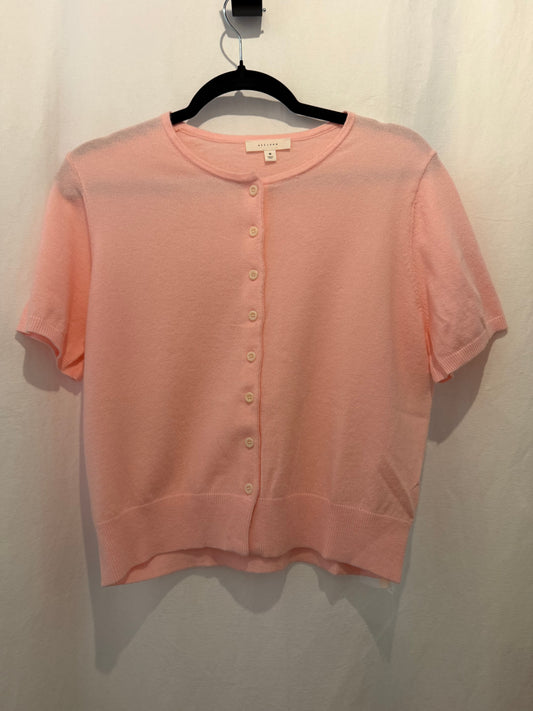 Pink Button Sweater