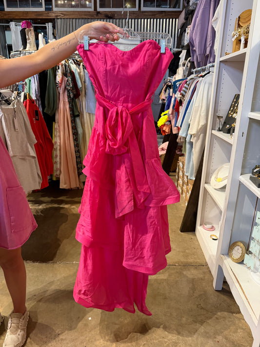 Pink Strapless Elliatt Dress FINAL SALE