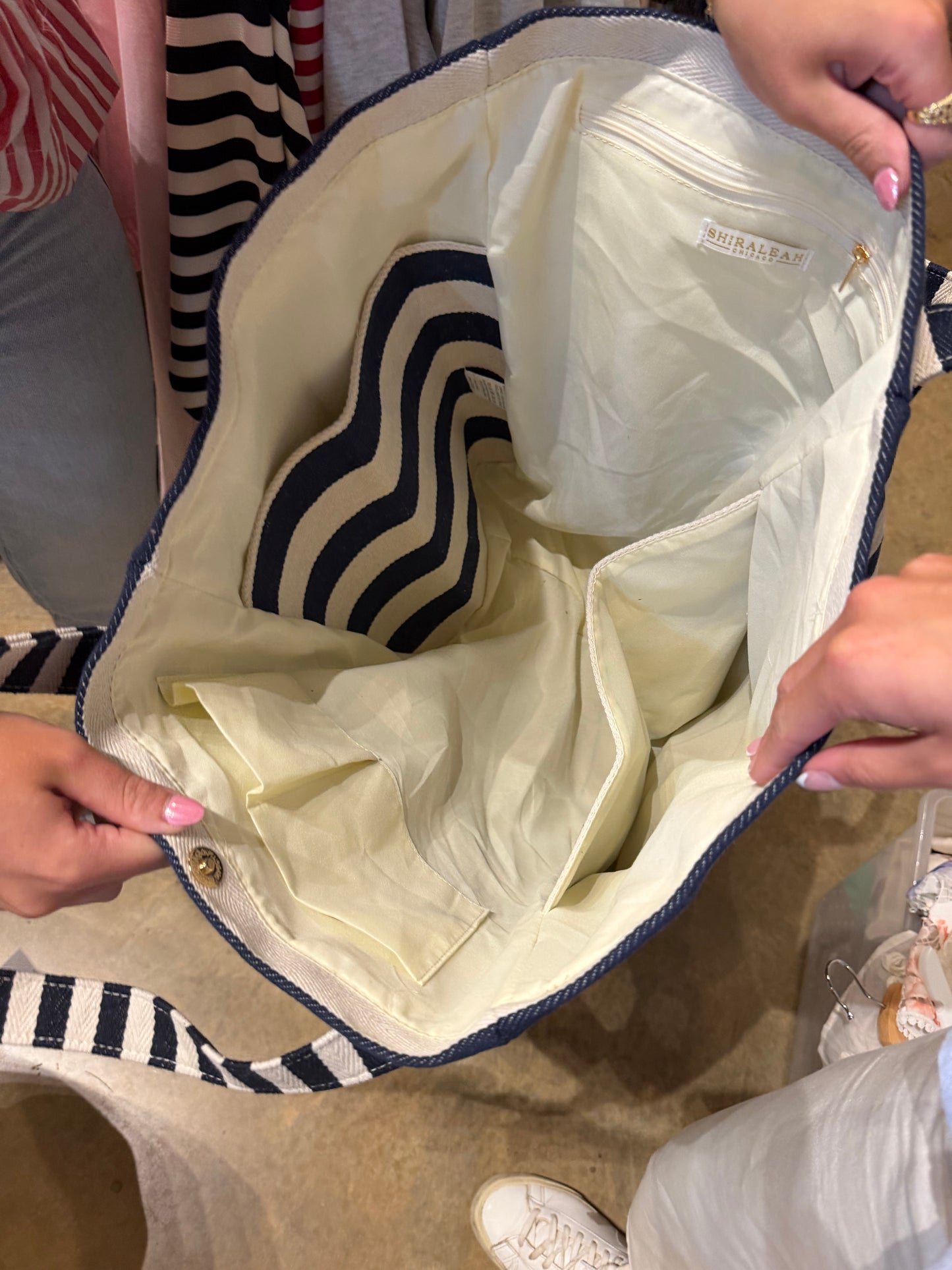 Navy Sailor Tote