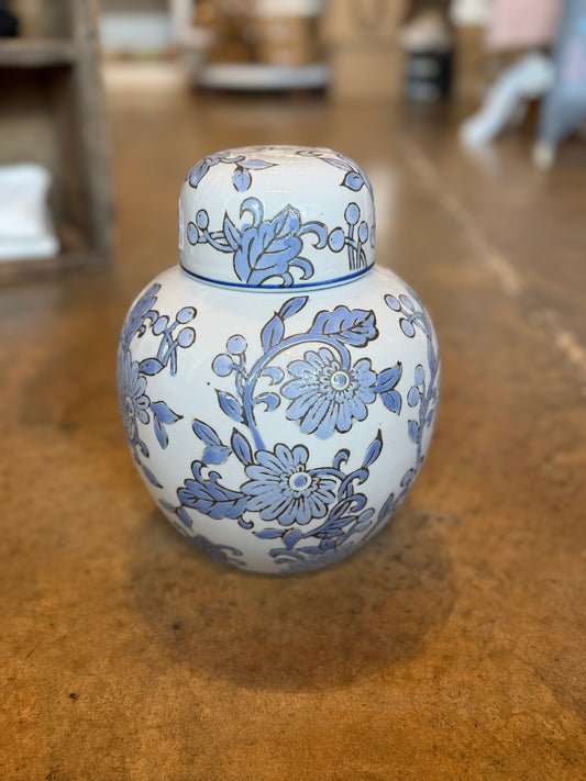 Blue and White Ginger Jar