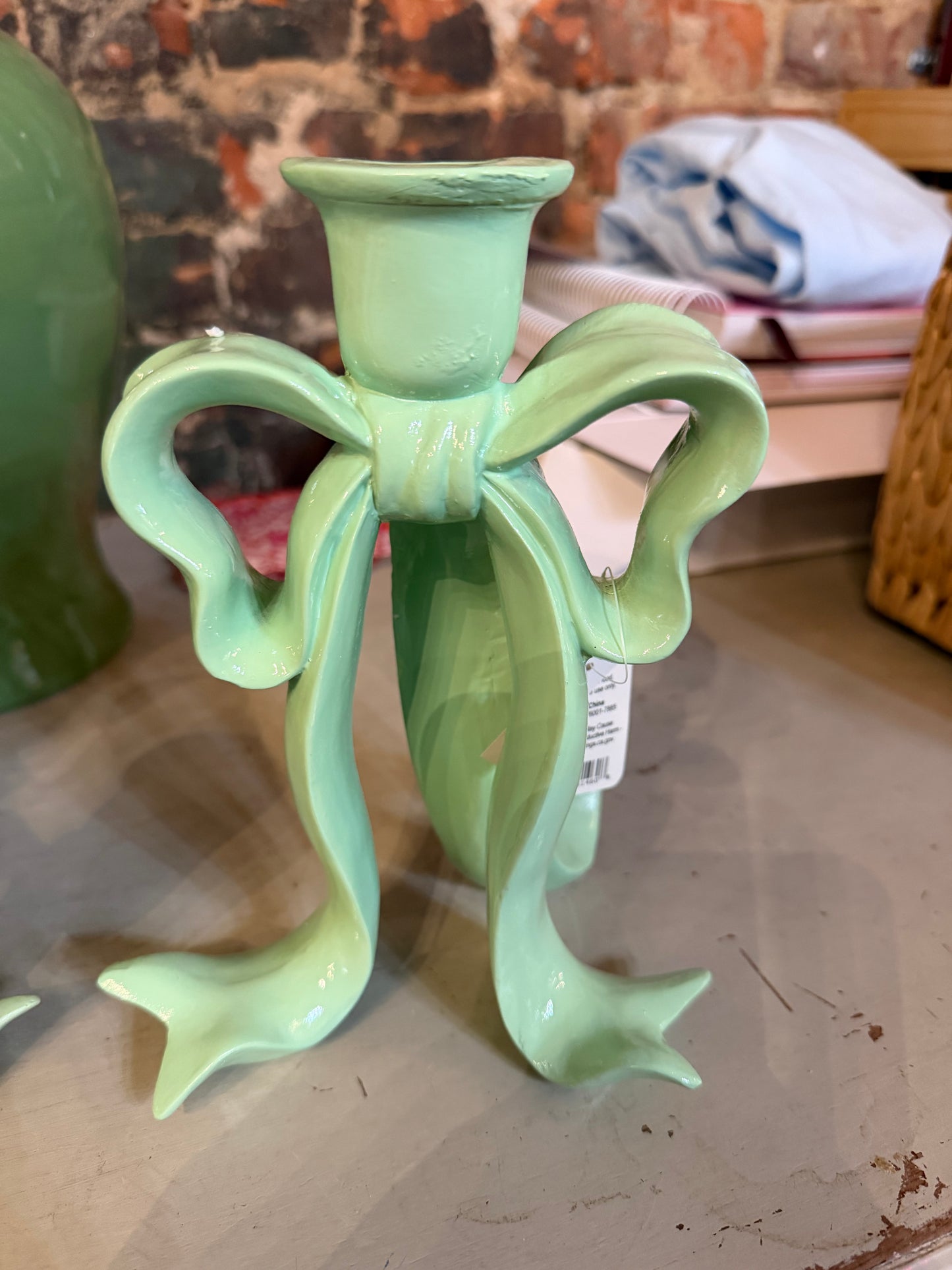 Medium Bow Candle Holder