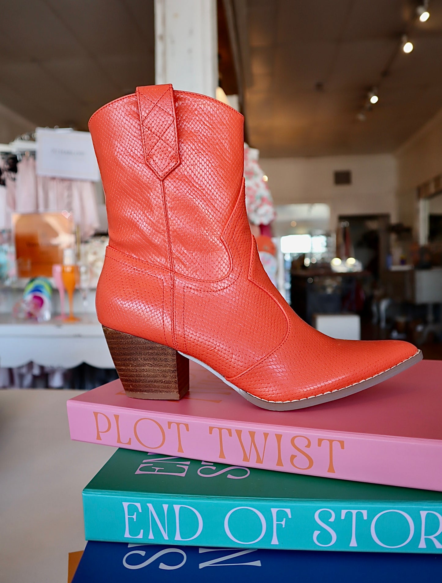 Fire snake western boot