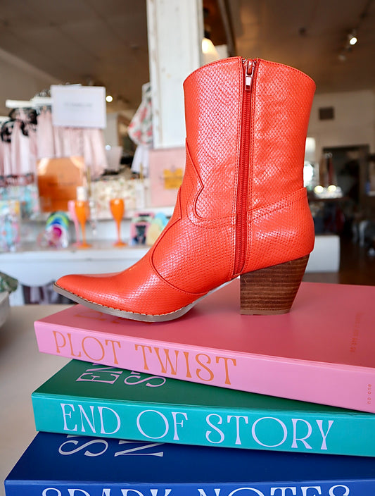 Fire snake western boot