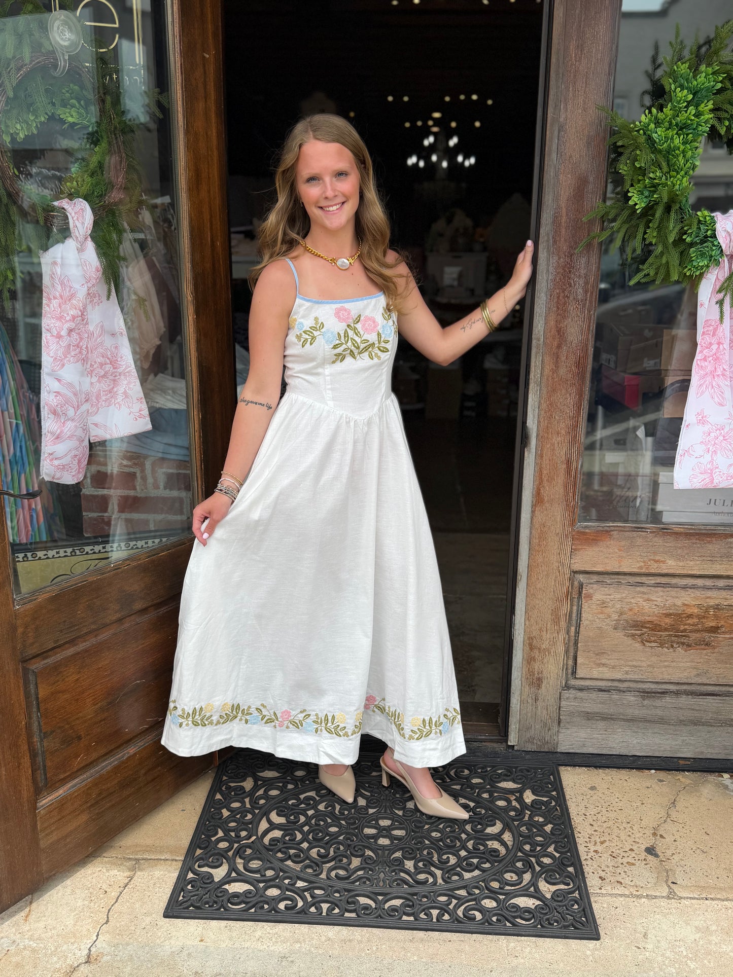 Pastel Floral Sun Dress
