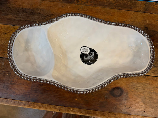 2 Section Serving Piece