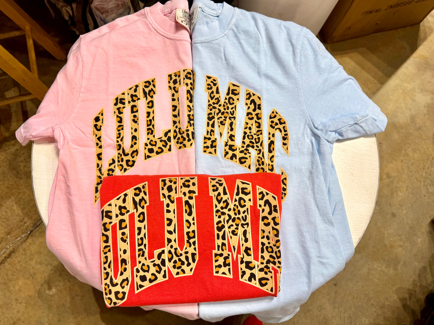 Lulu Mac Leopard prit T-Shirts