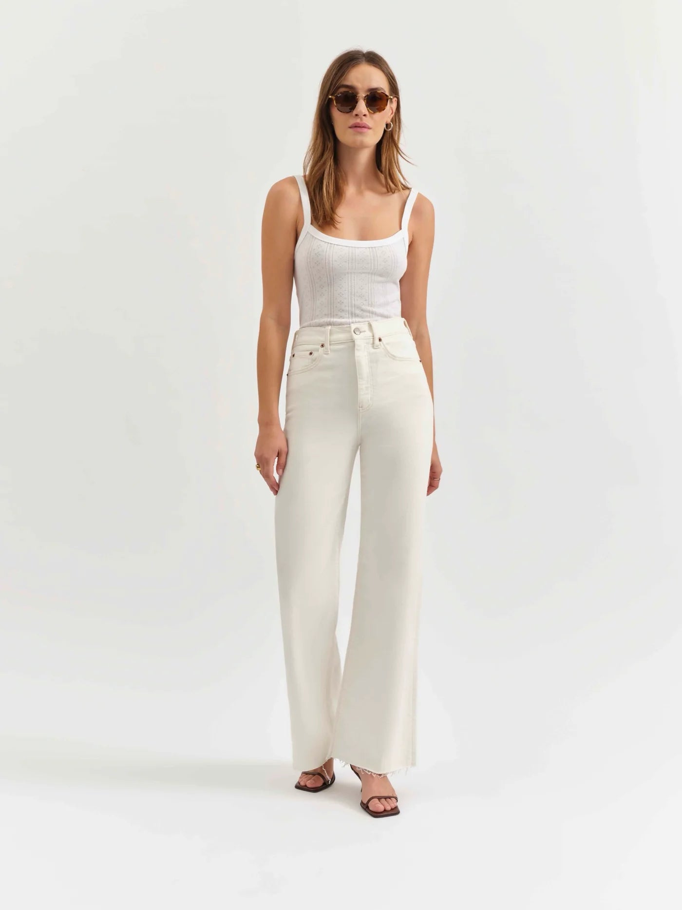 Far Out Cream Jeans