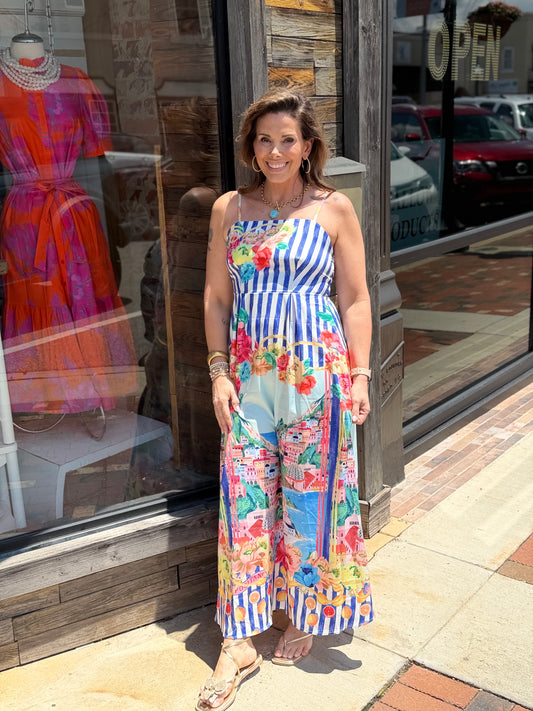 Greece Pattern Long Dress