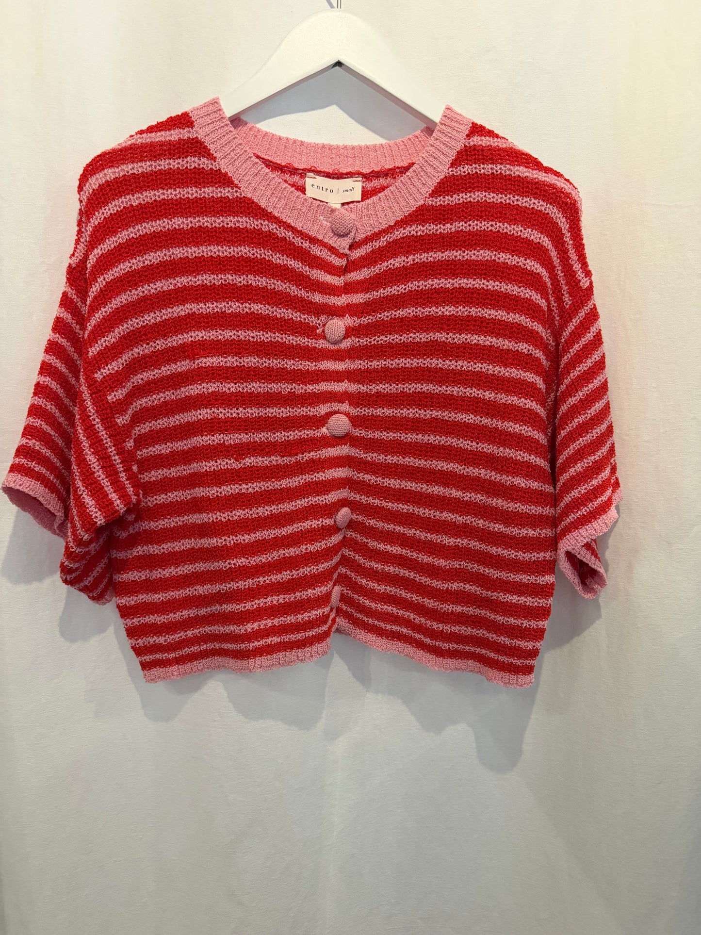 Red Knit Lt. Sweater