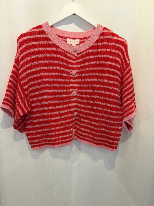 Red Knit Lt. Sweater