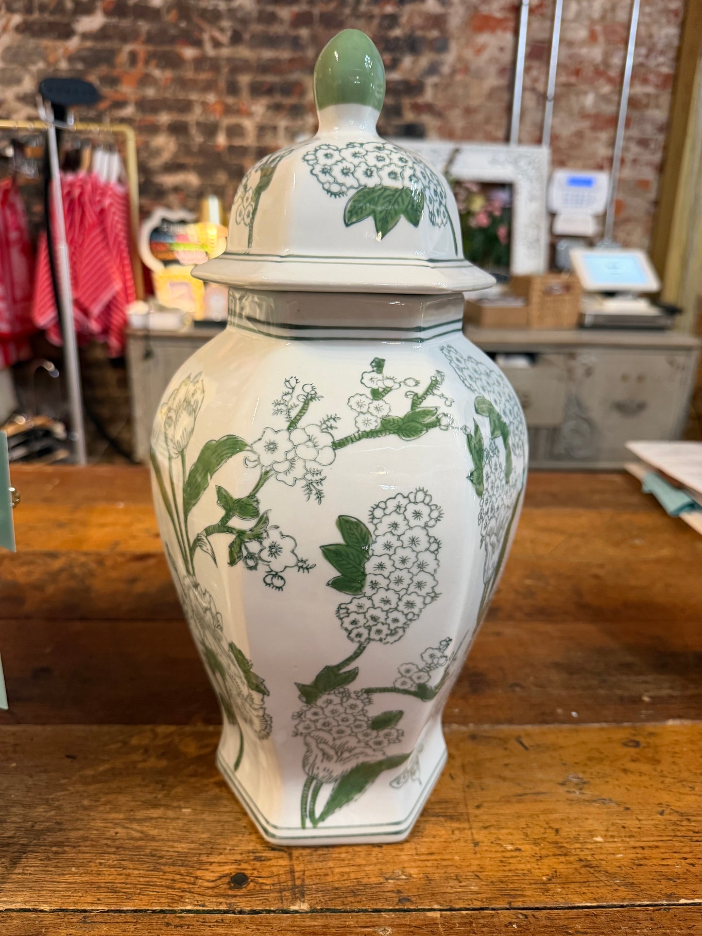 Chinoiserie Style Ginger Jar