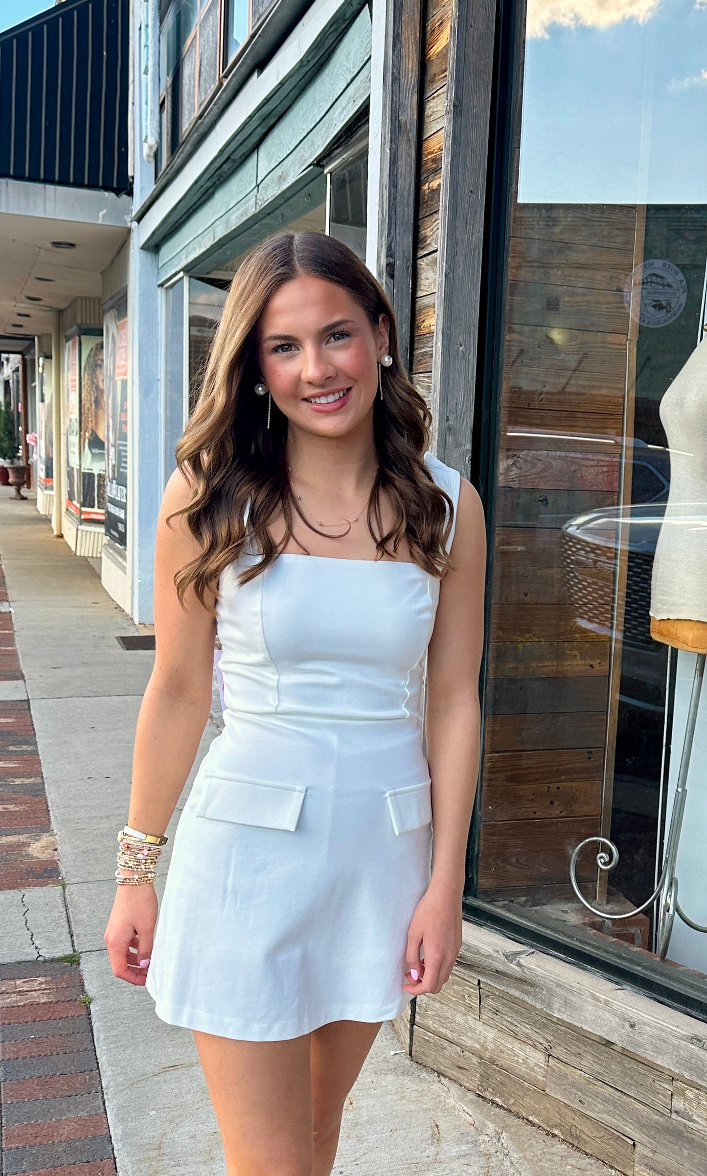 Ivory Social Midi Dress