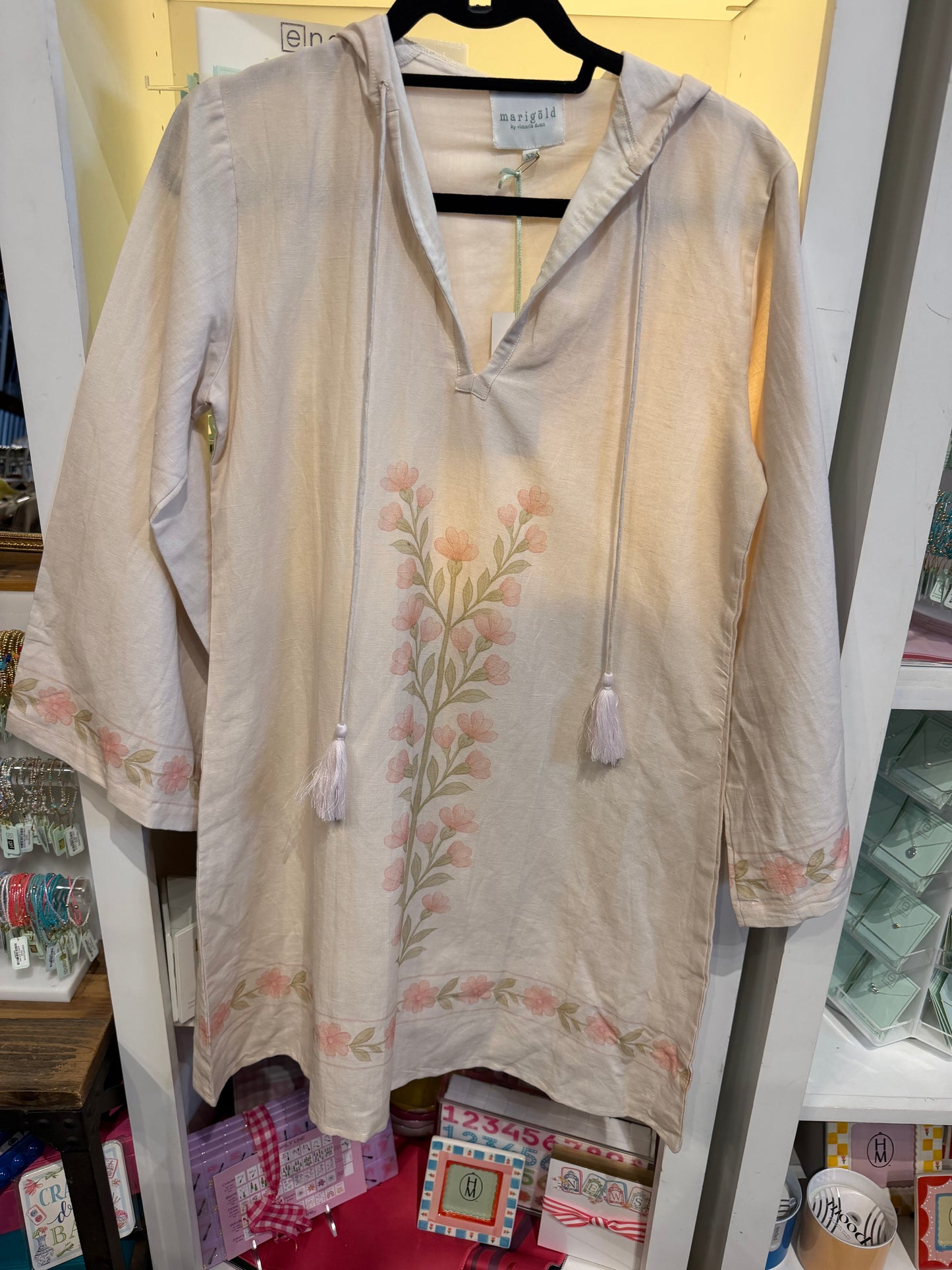 Eleanor Marigold Mini Dress