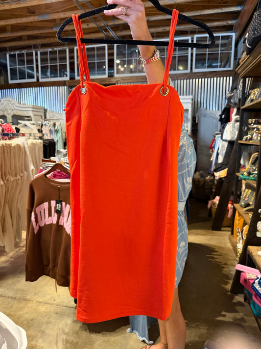 Scarlet Whisper Shift Dress