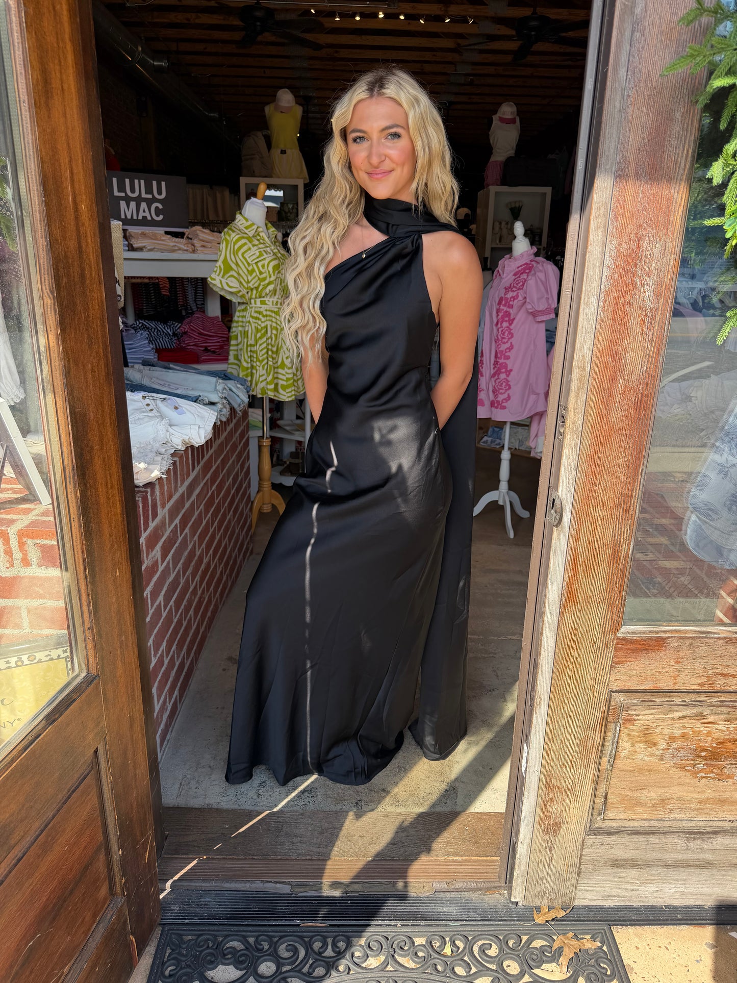 Halter Neck Bodycon Maxi Dress
