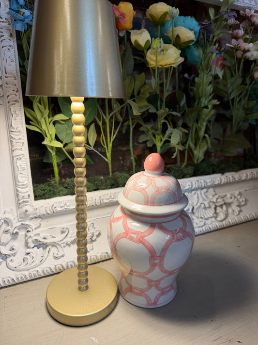 Small Pink Ginger Jar