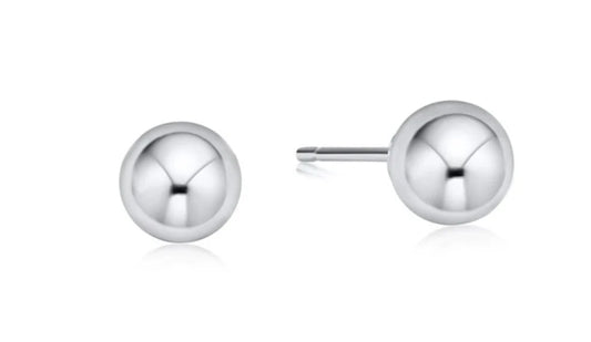 classic 8mm ball stud - sterling