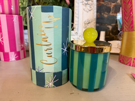 CANDLE COUTURIER, DEMI BALLERINA STRIPE SCENTED CANDLE