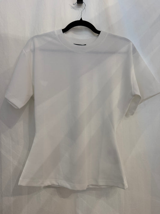 Half Sleeve White T-Shirt