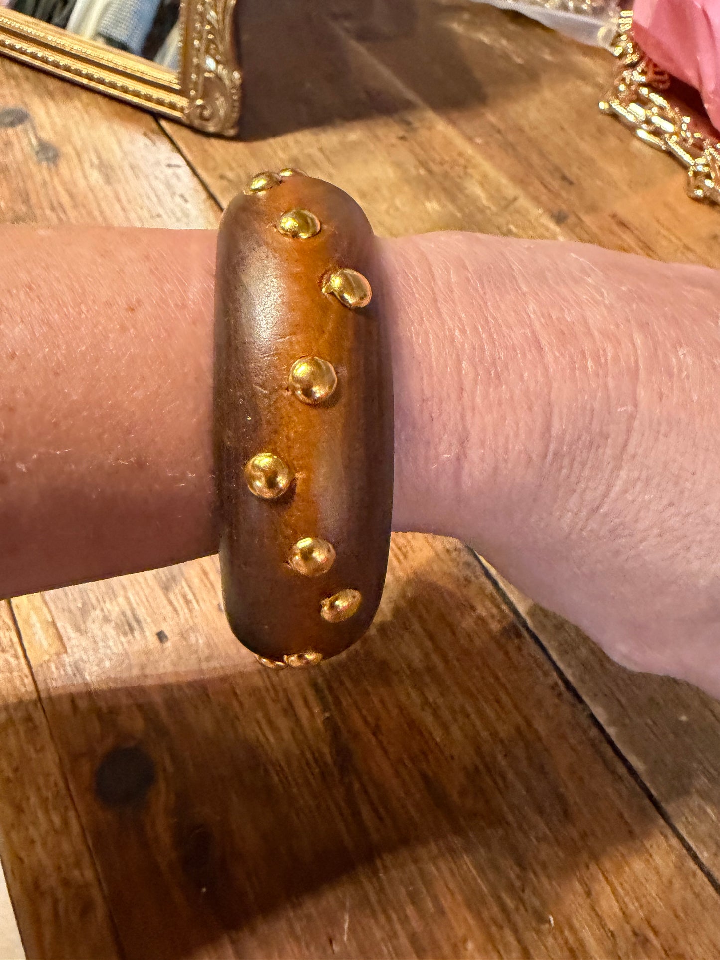 Wooden Bangle Bracelet