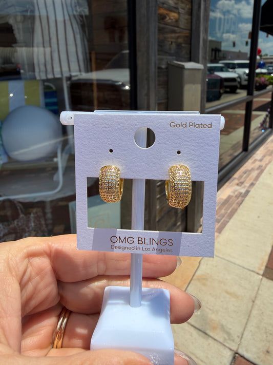 Gold Plated Hoop Earrings