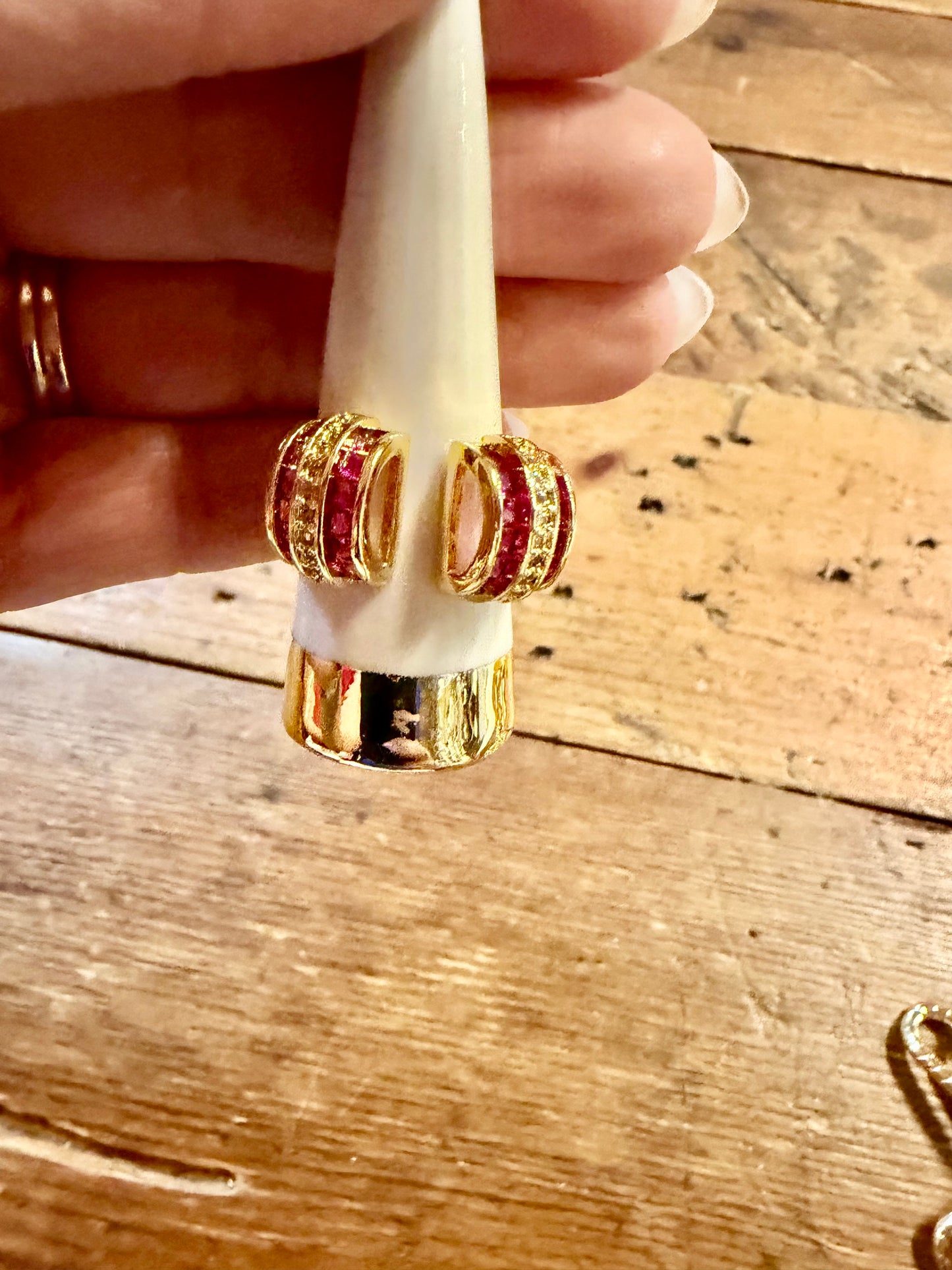 Open Front CZ Ring