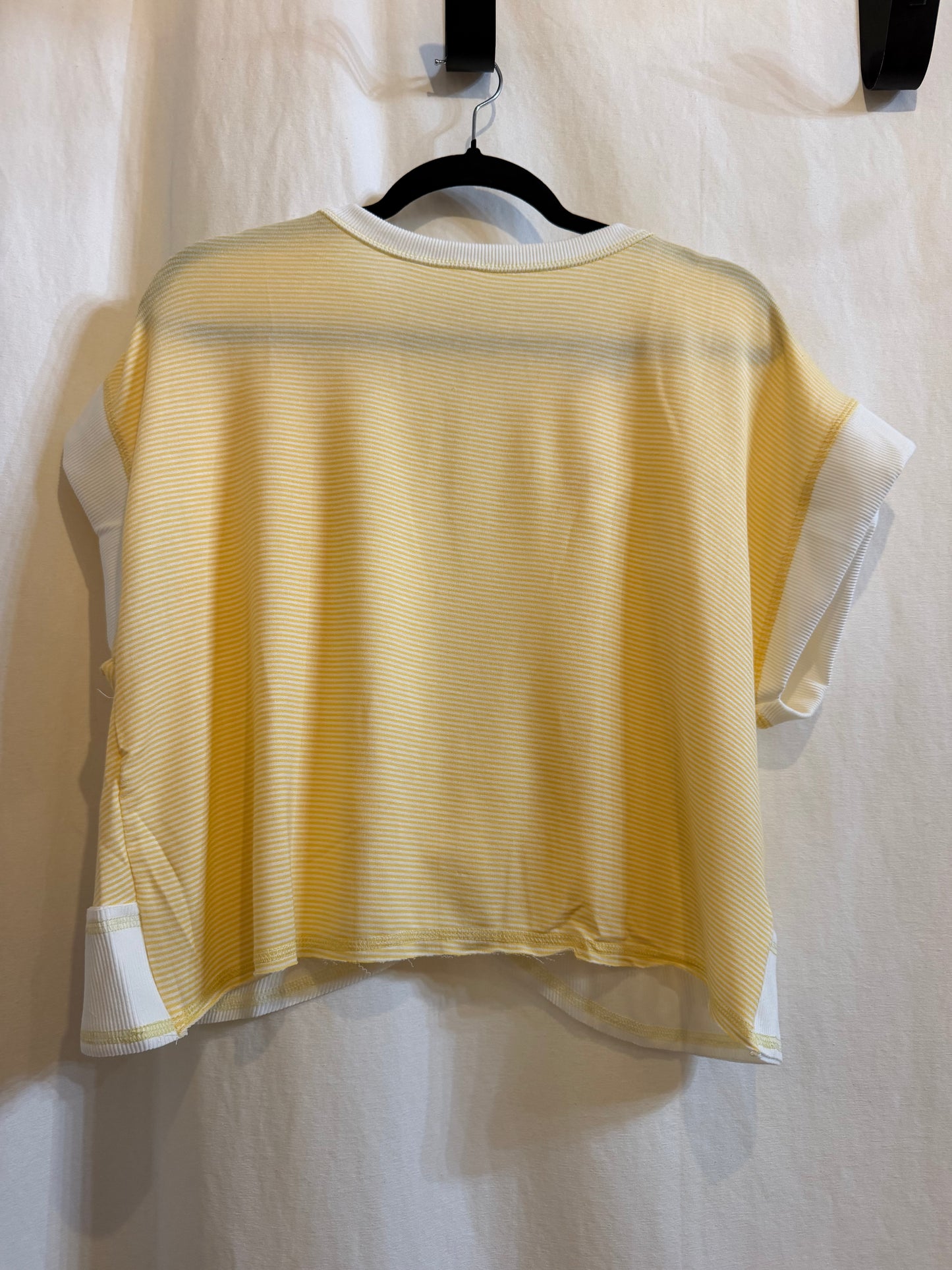 Open Back Reverse Stitch Crop Top