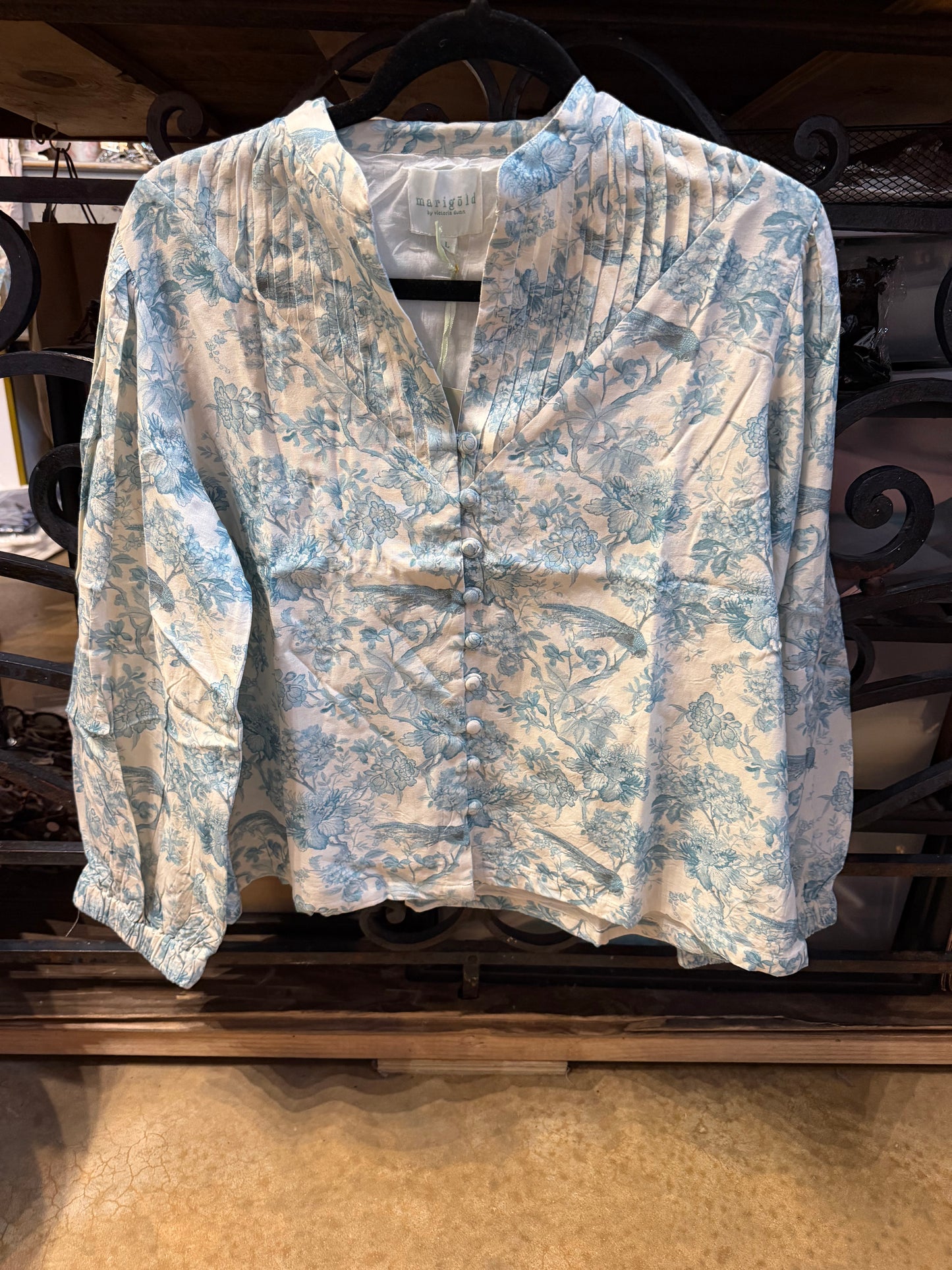 Verity Blouse/ Chinoiserie Victoria Dunn