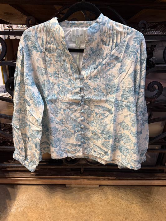Verity Blouse/ Chinoiserie Victoria Dunn