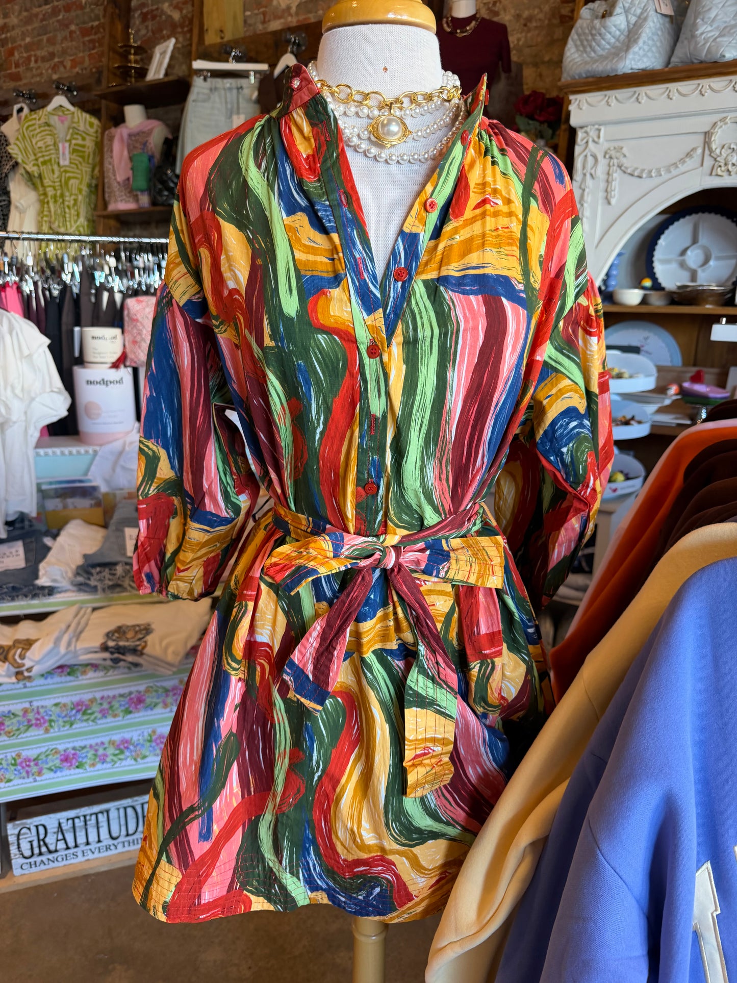 Colorful Mini Dress