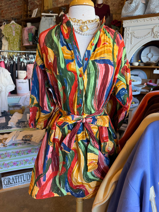 Colorful Mini Dress