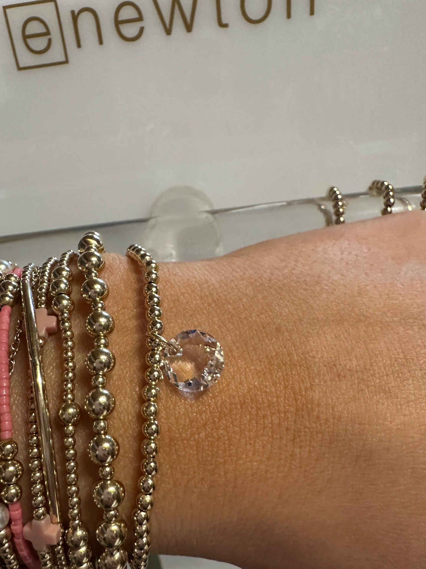 CL GLD 3MM REFL Birthstone Colors