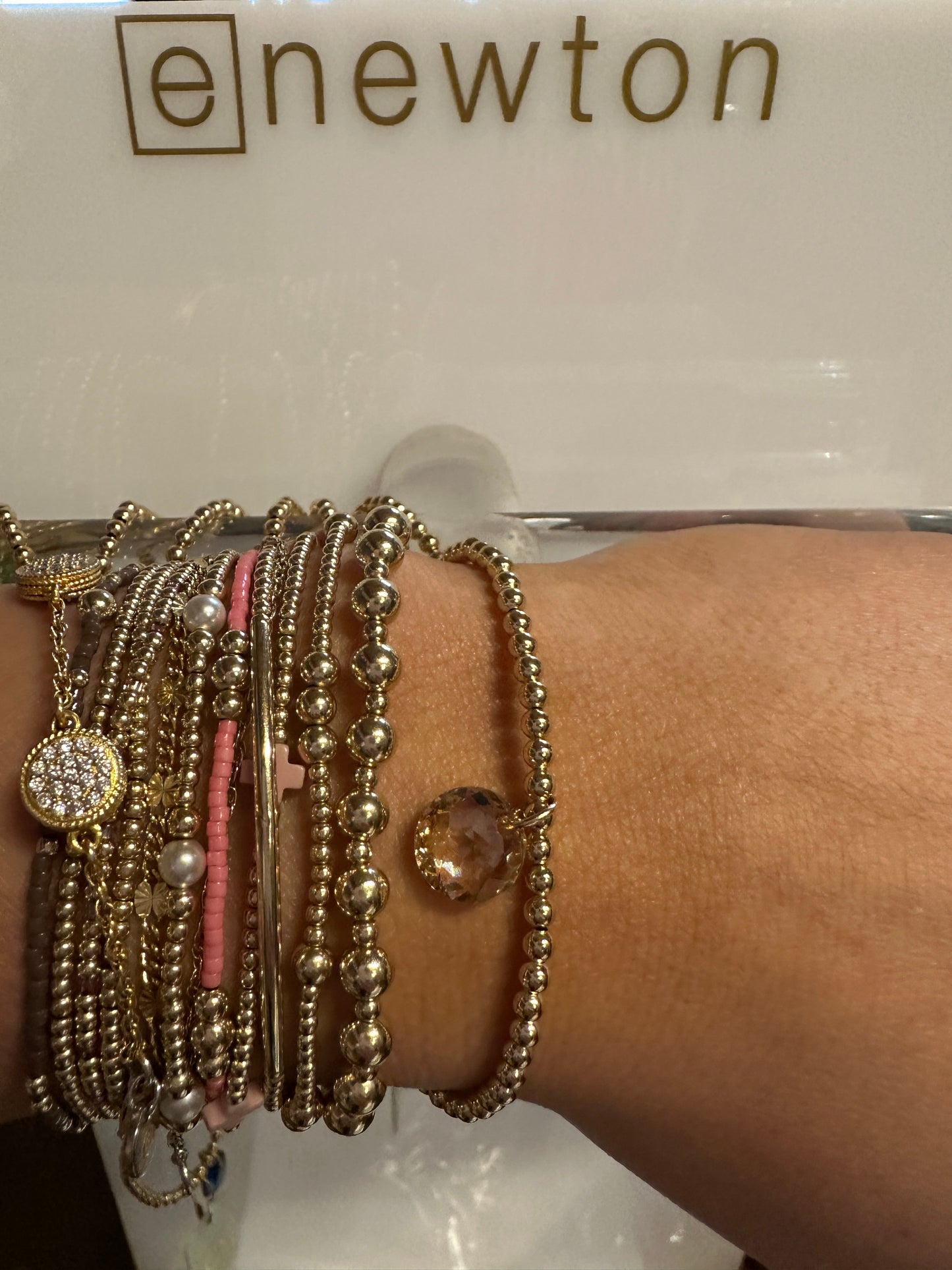 CL GLD 3MM REFL Birthstone Colors