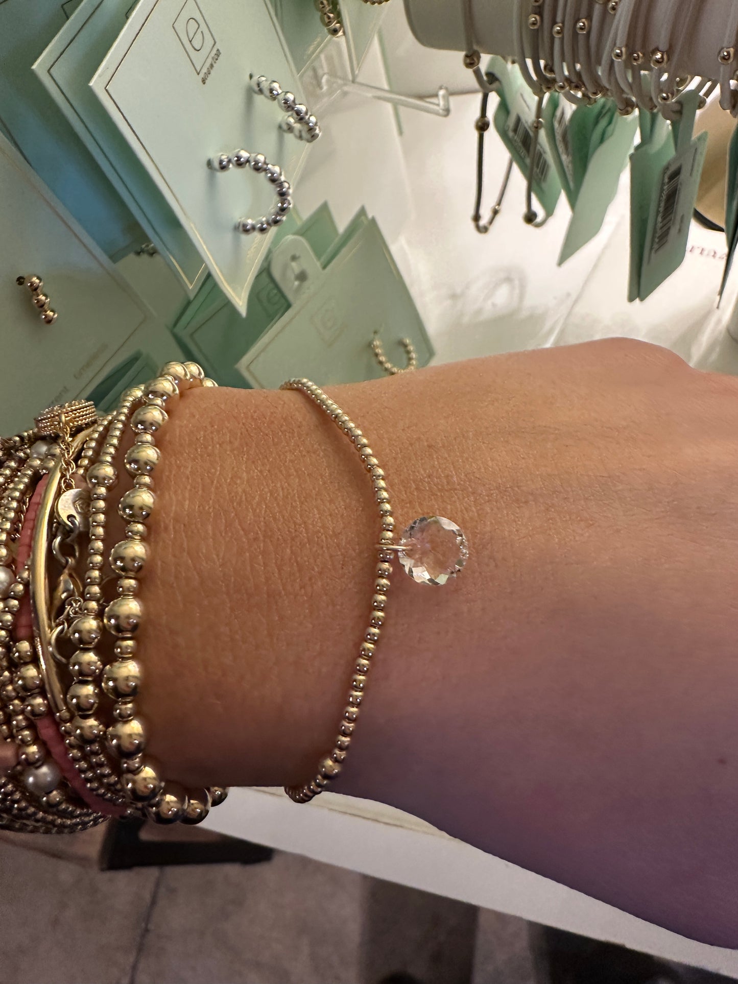 CL GLD 2MM REFL SM BirthStone