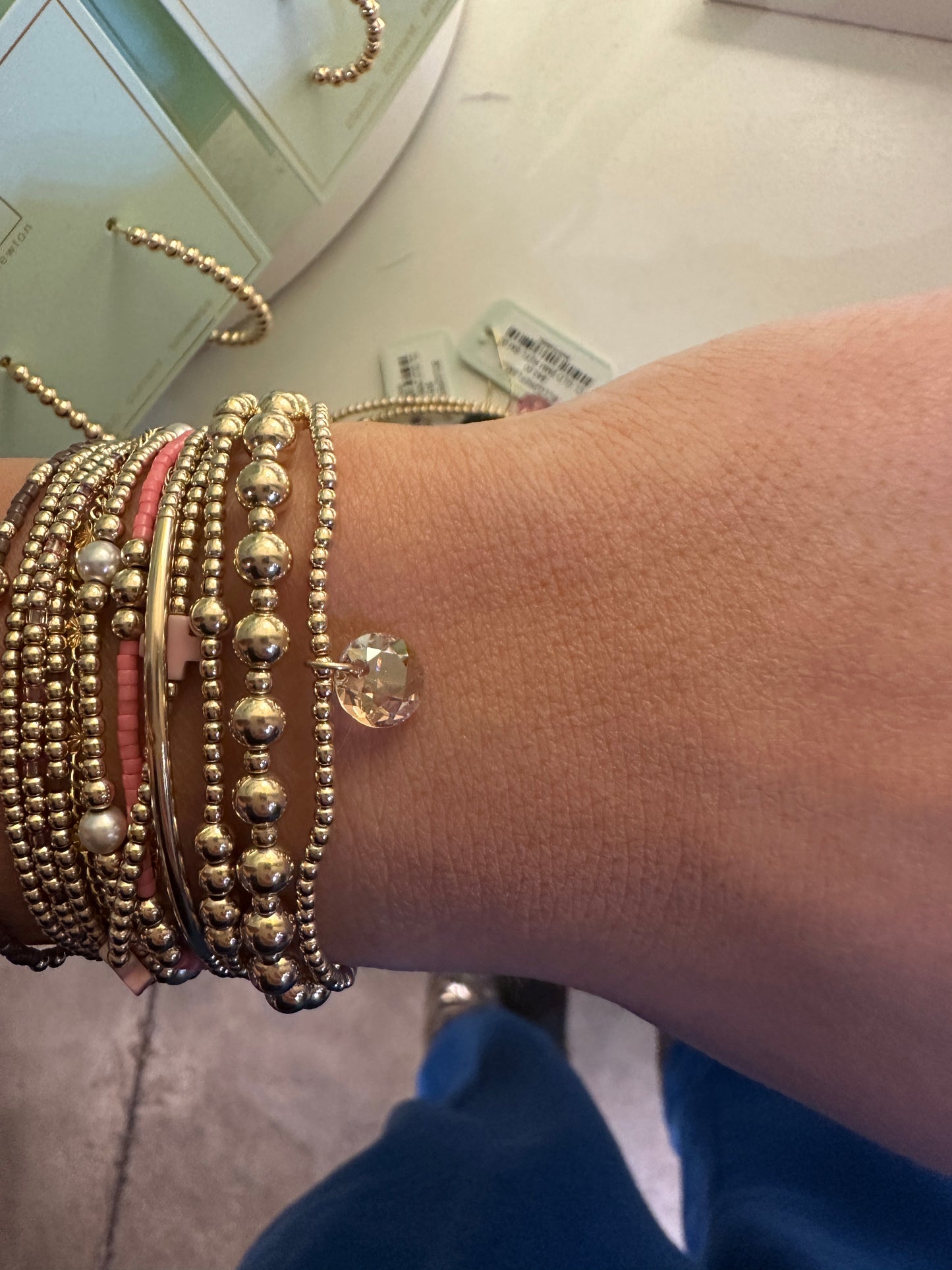 CL GLD 2MM REFL SM BirthStone