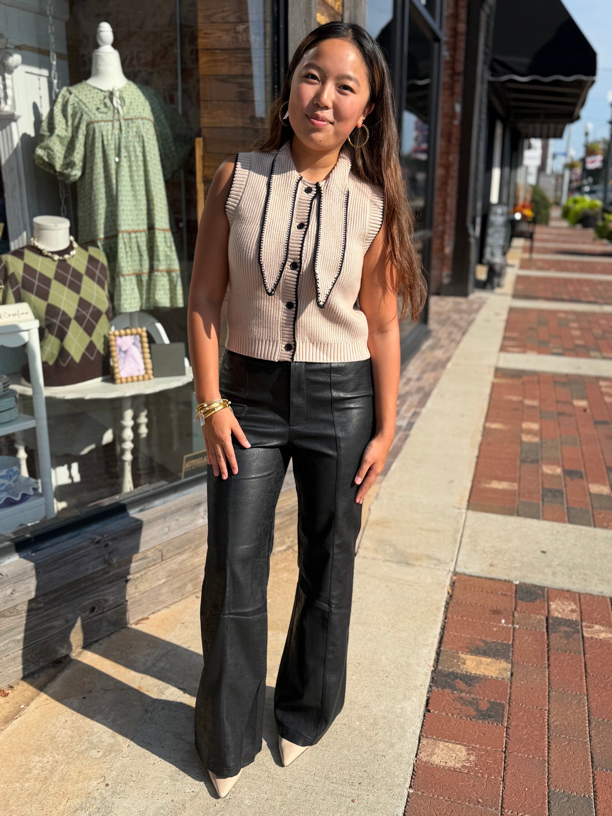 Rio Pant Black Pu