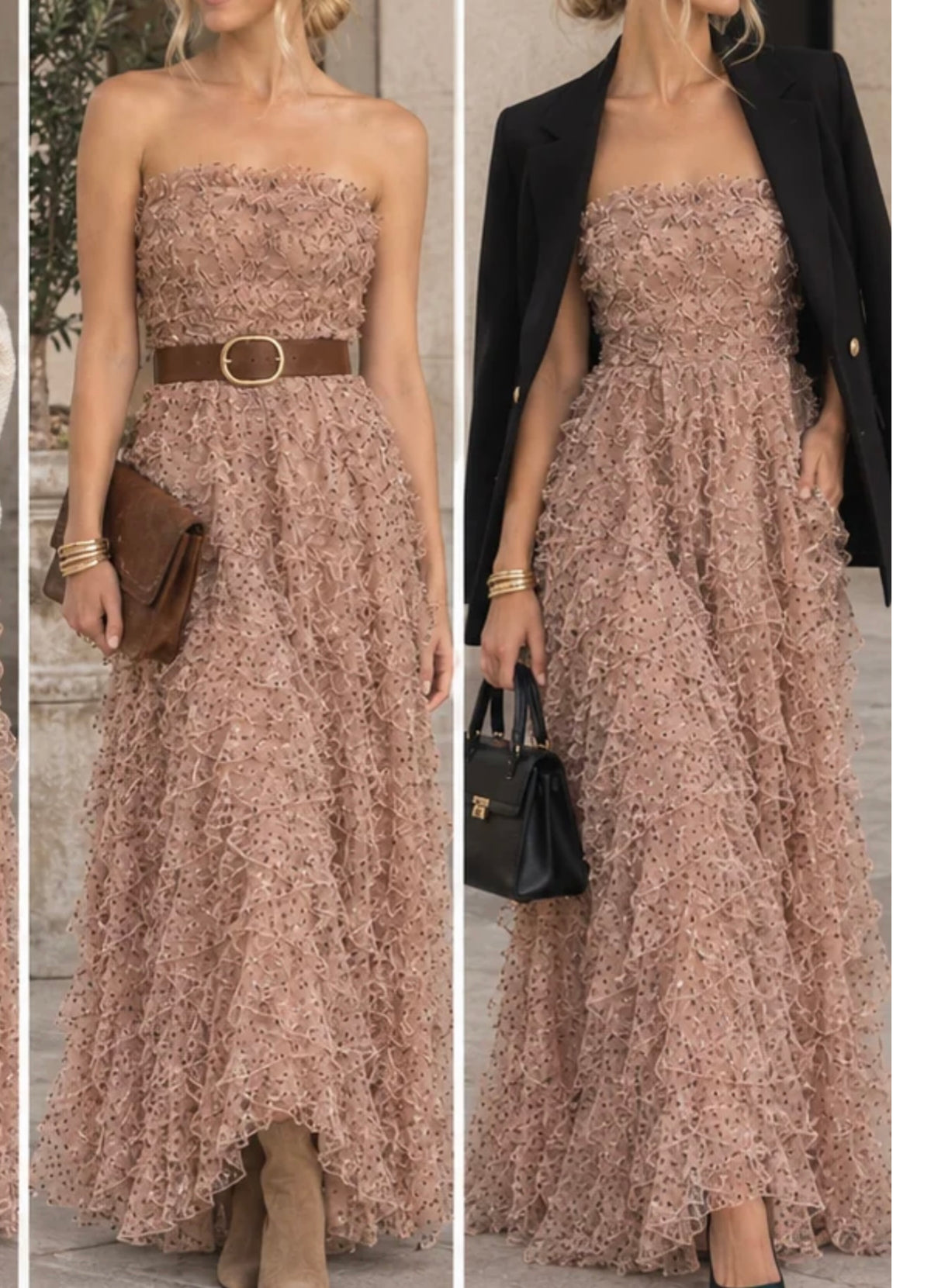 Blush Murmur Midi Dress