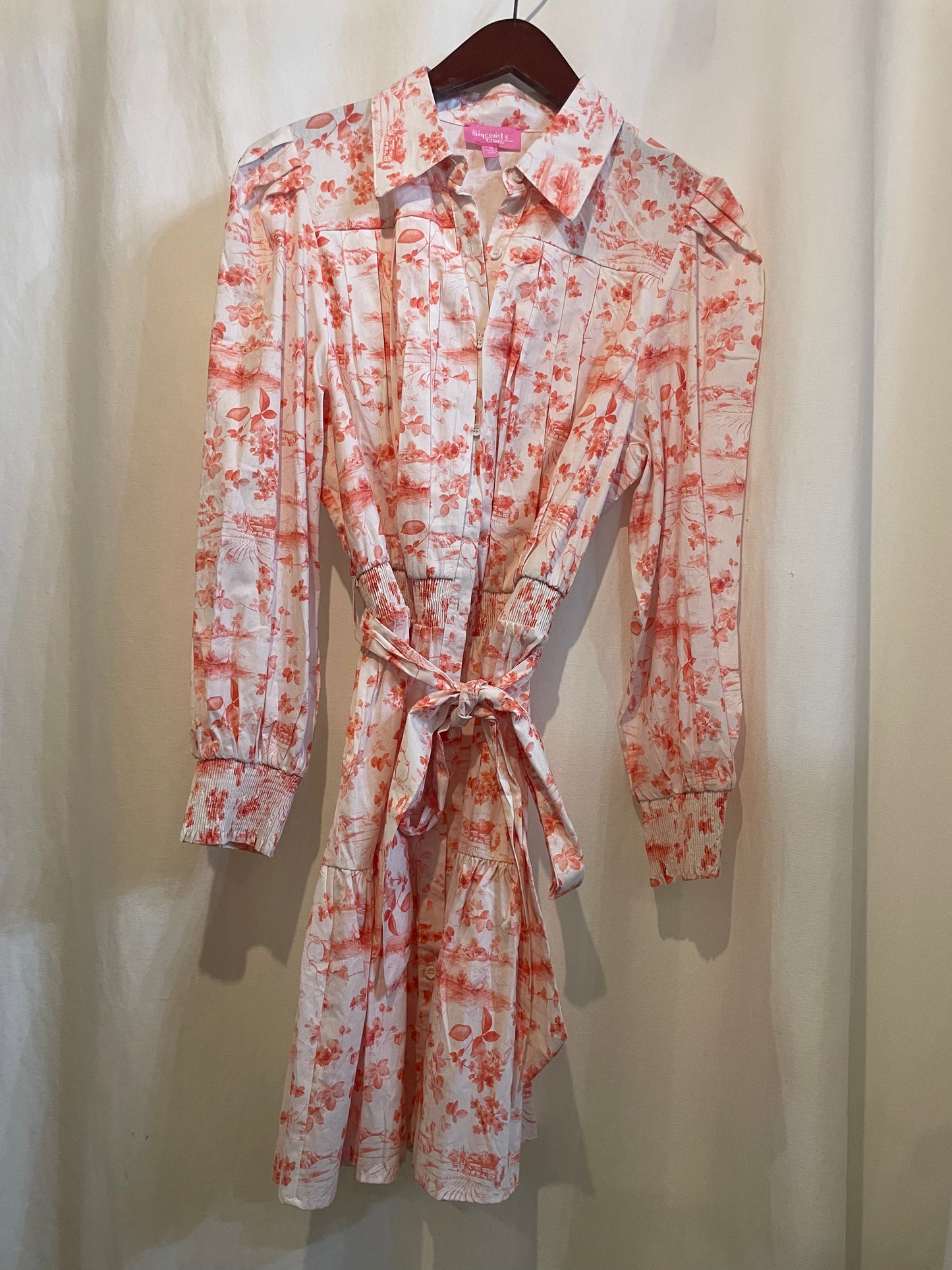 Pink and White Leila Dress