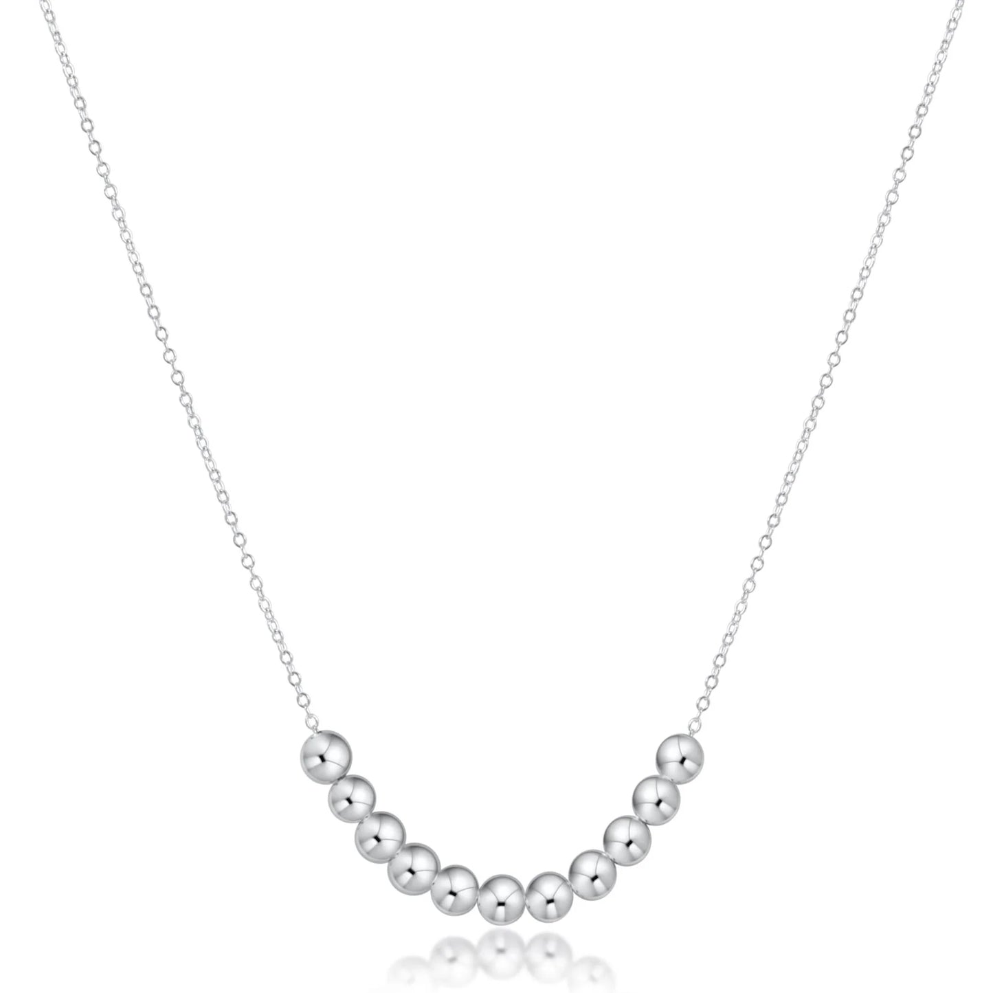 16" Necklace Sterling - Beaded Bliss Sterling