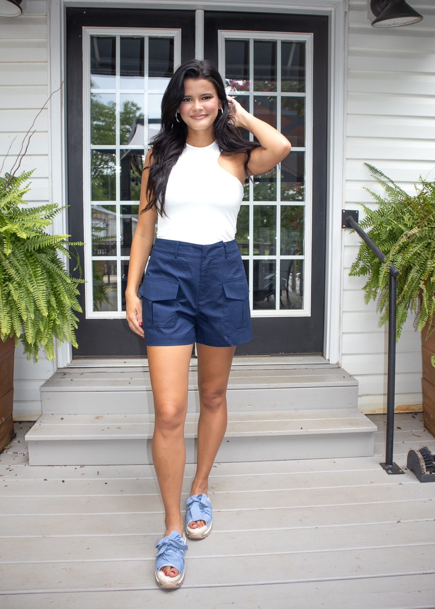 Saylor Navy Shorts