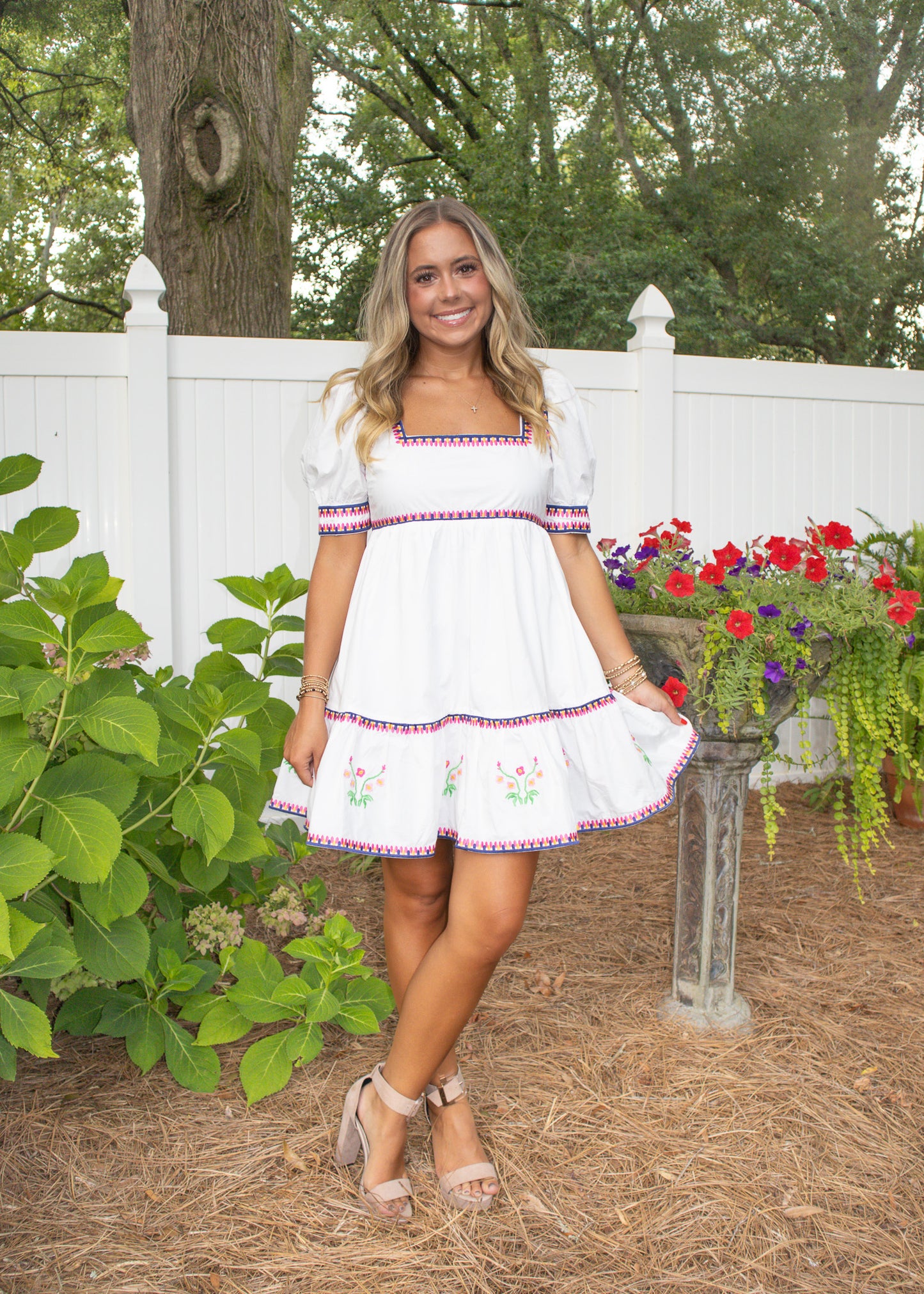 Ansley Ivory Mini Dress