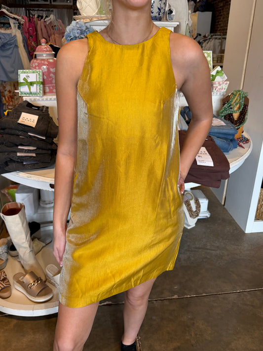 Marigold Silk Dress