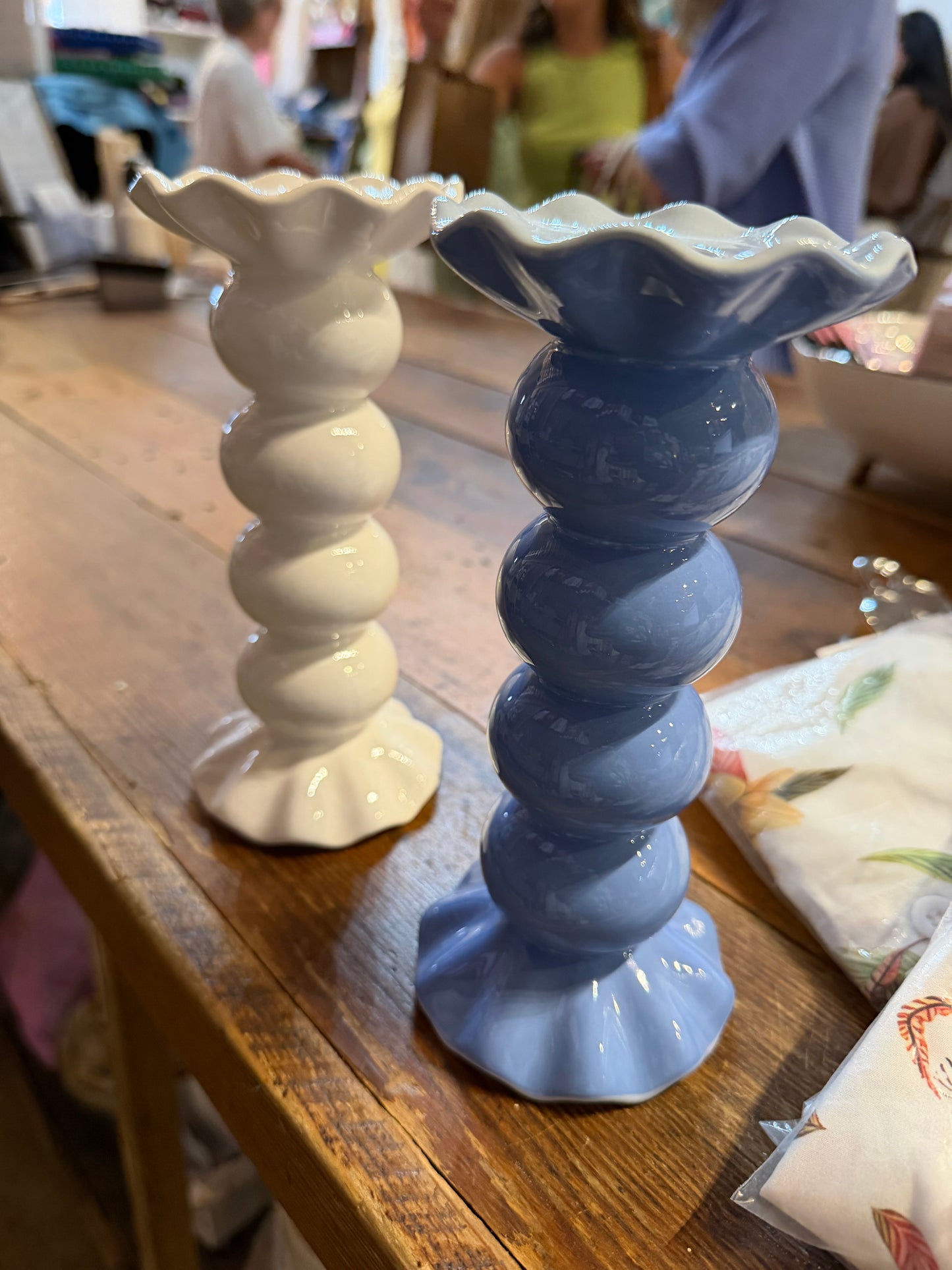 Medium Cotton Color Candle holder