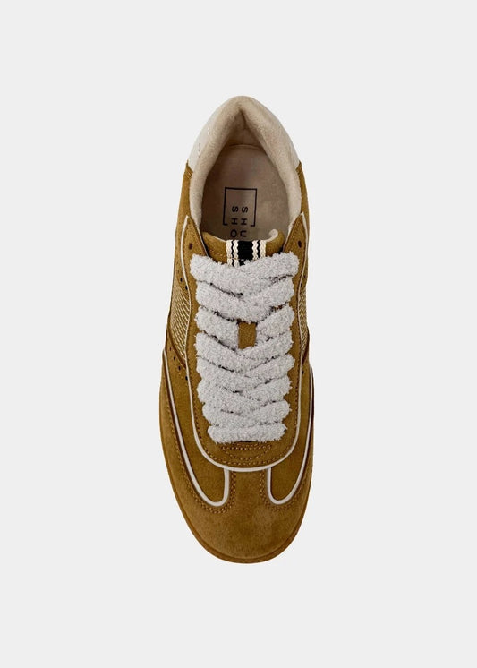 Sophie Camel Suede Sneaker