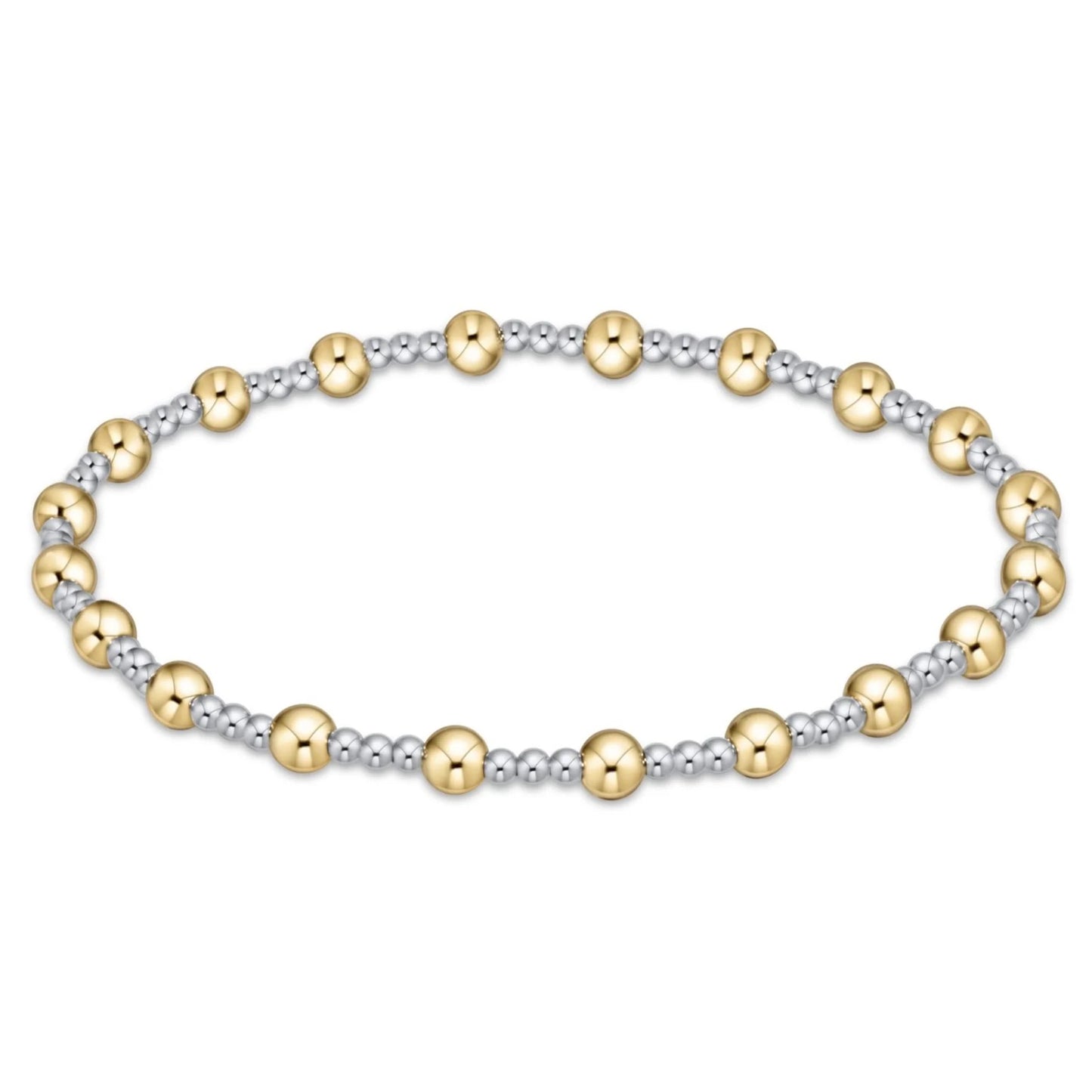 sincerity mixed metal 4mm bracelet