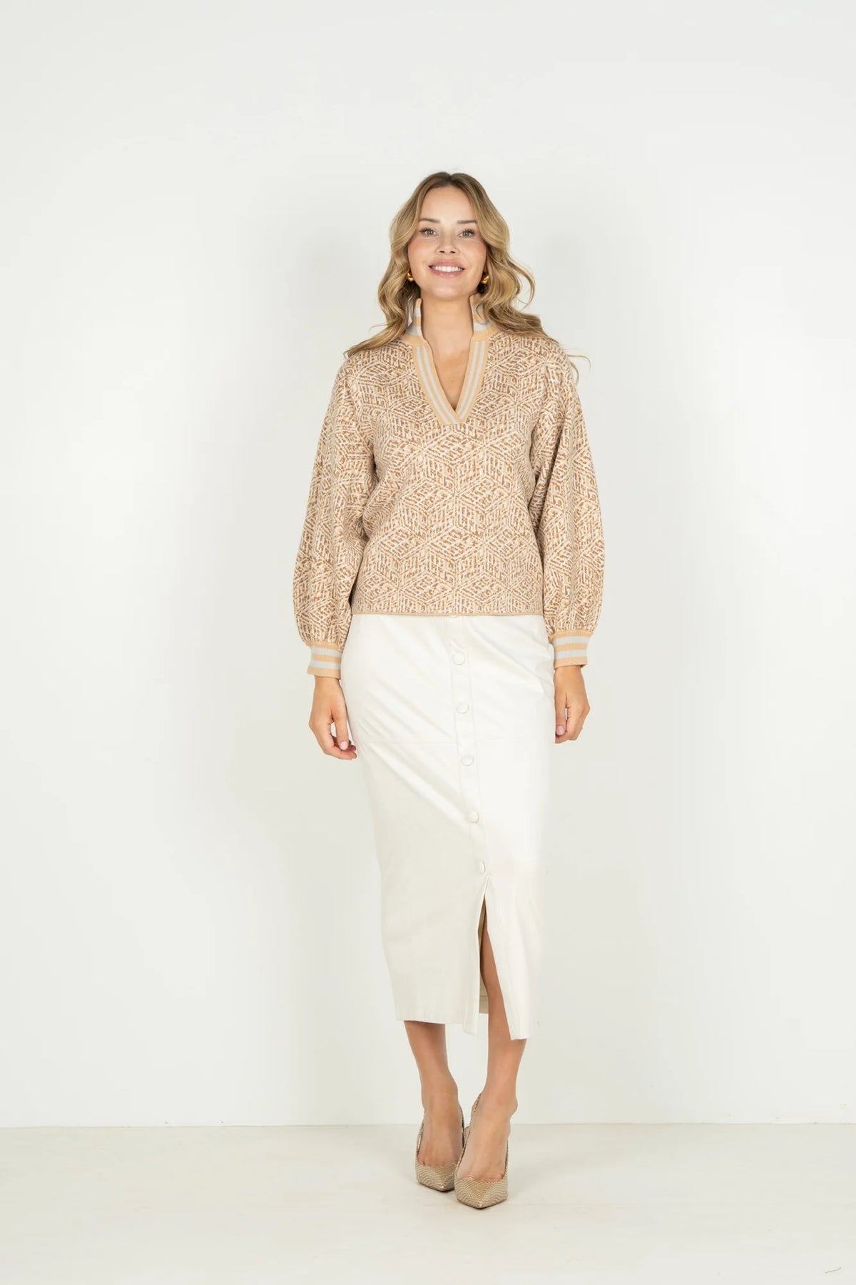LOLLI SWEATER Mosaic Monogram