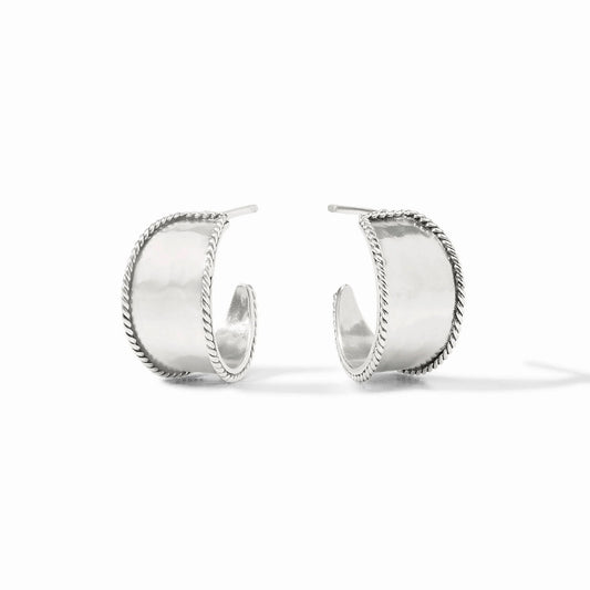 Savoy Hoop - Silver Small