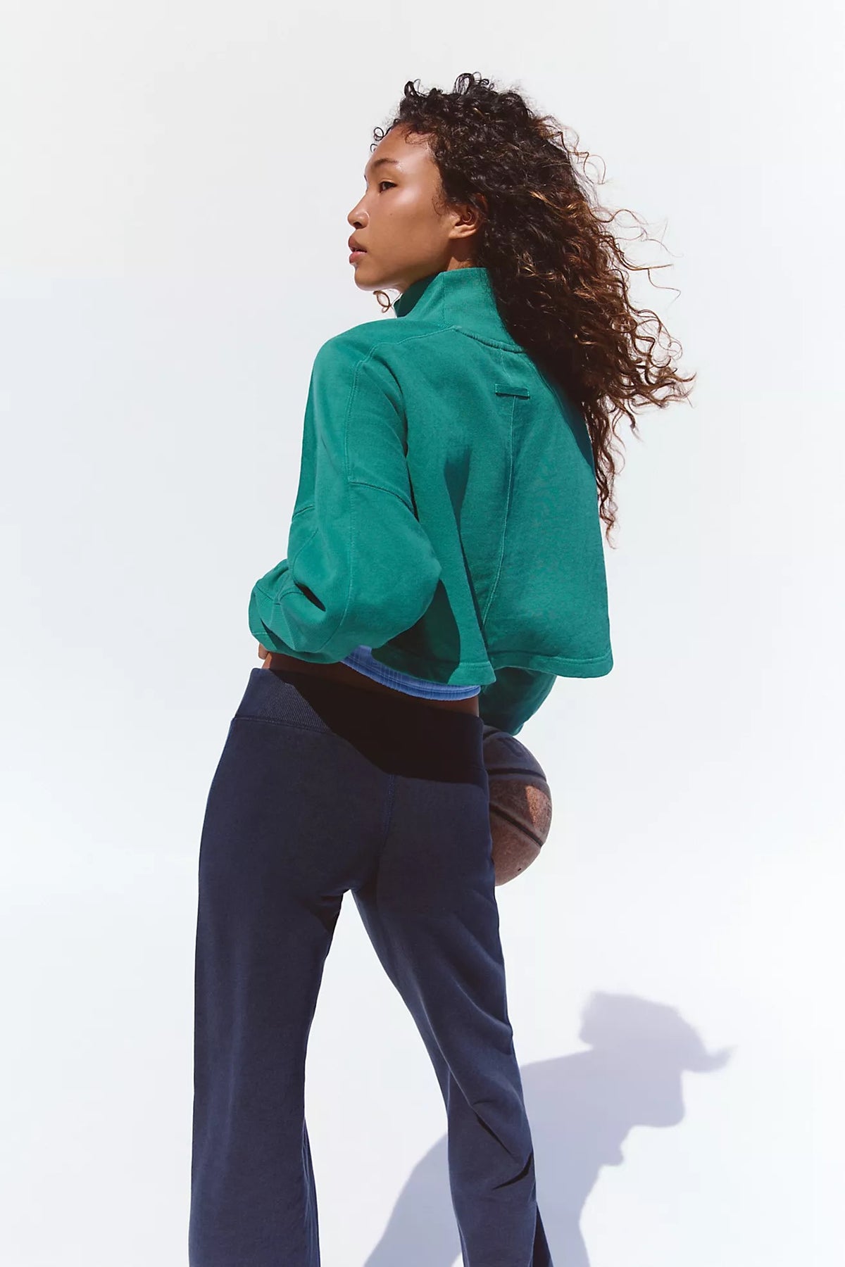 Pick Up Game Pullover Green Frost