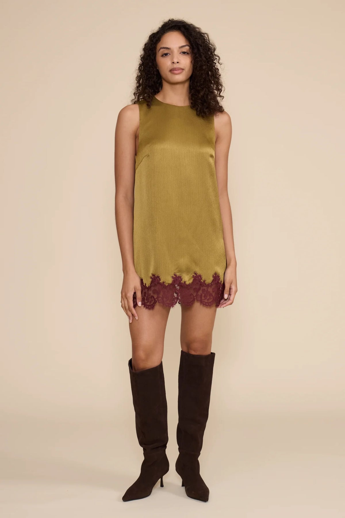 Roxy Lace Hem Dress